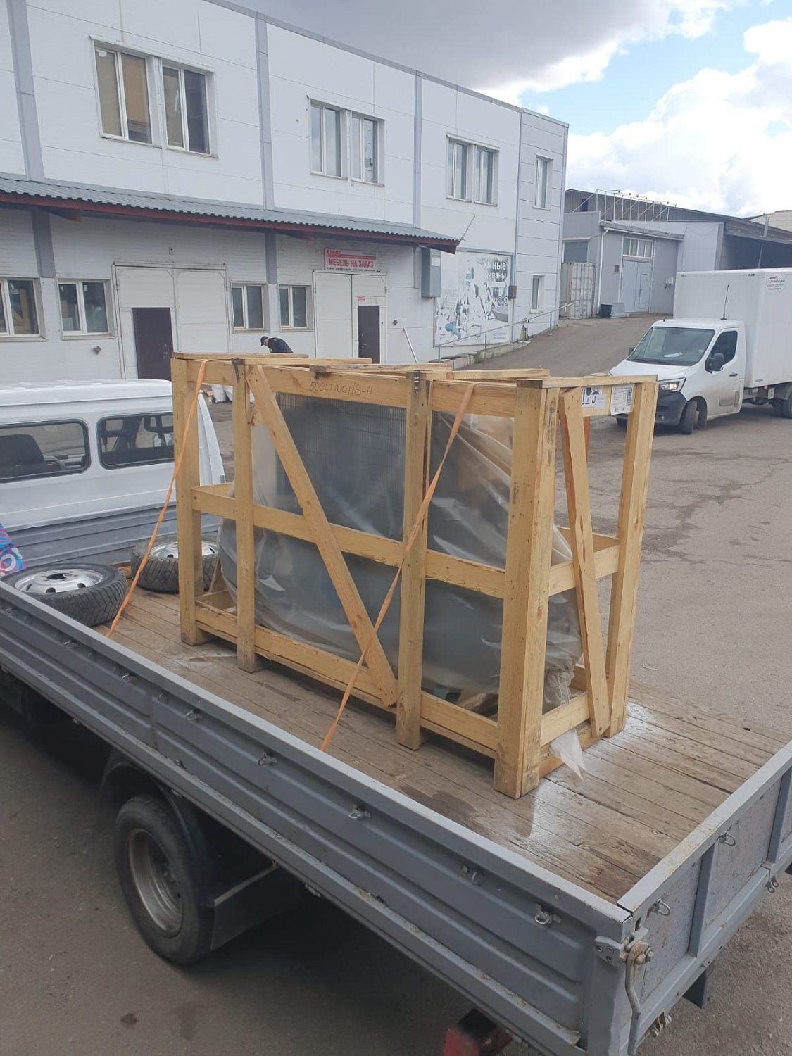 Отгрузка поршневого компрессора Remeza СБ4/Ф-500.LT100/16 в г. Красноярск